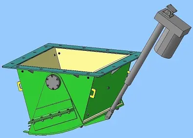 Затвор челюстной 3Ч-900х900-МЭП 